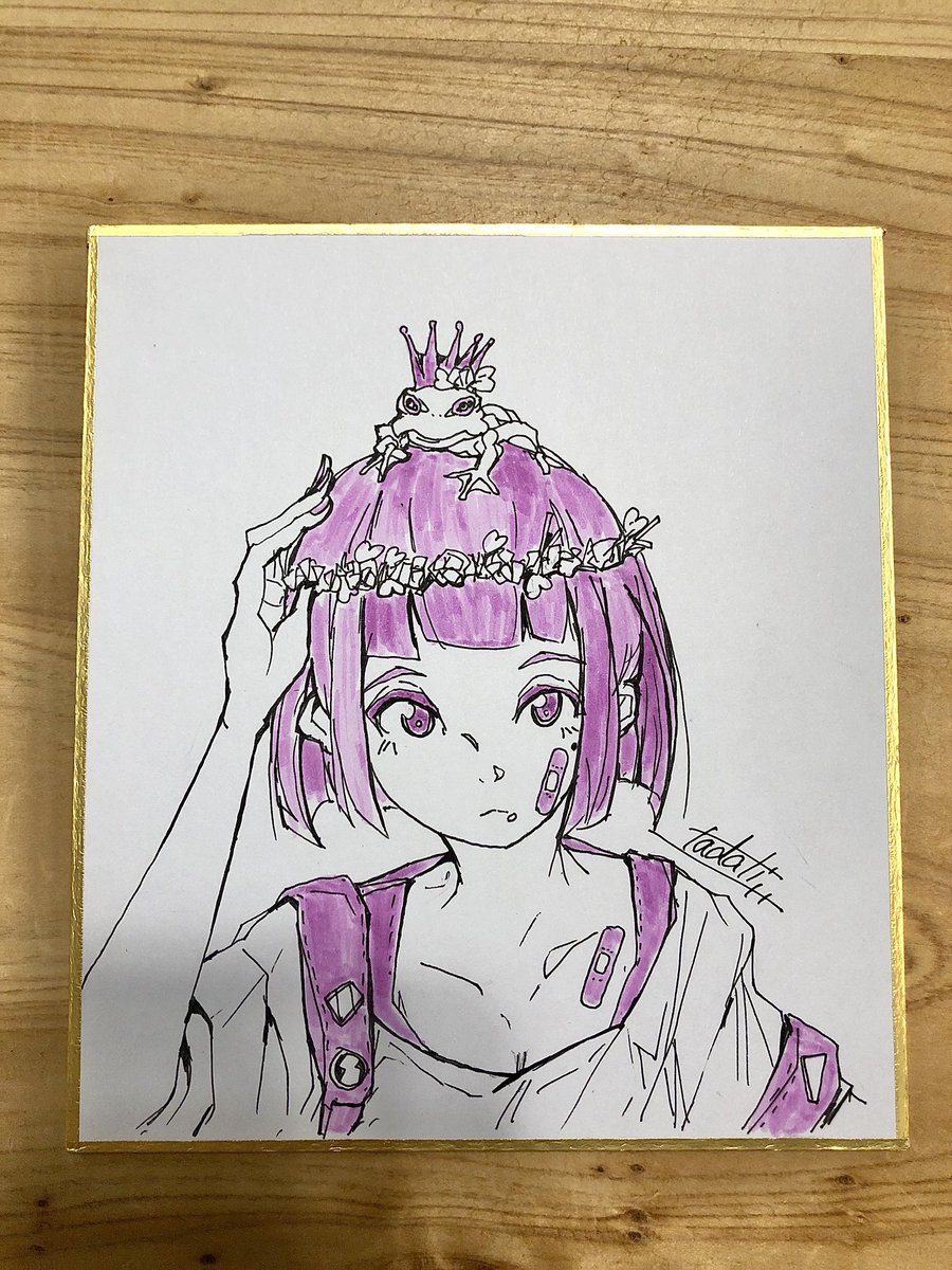 コミティア用の色紙良い感じ◎ 