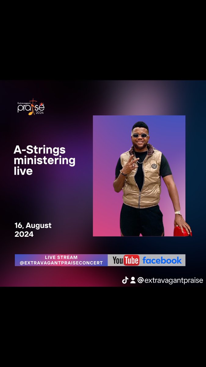 A-Strings ministering live

#ExtravagantPraise6
#LiveUpdate