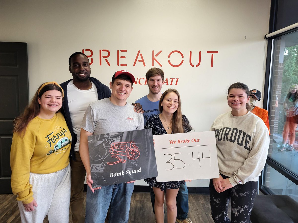 Koerbstomp70's tweet photo. Escape room champ, 3/3 so far https://t.co/VPhCqwT72K