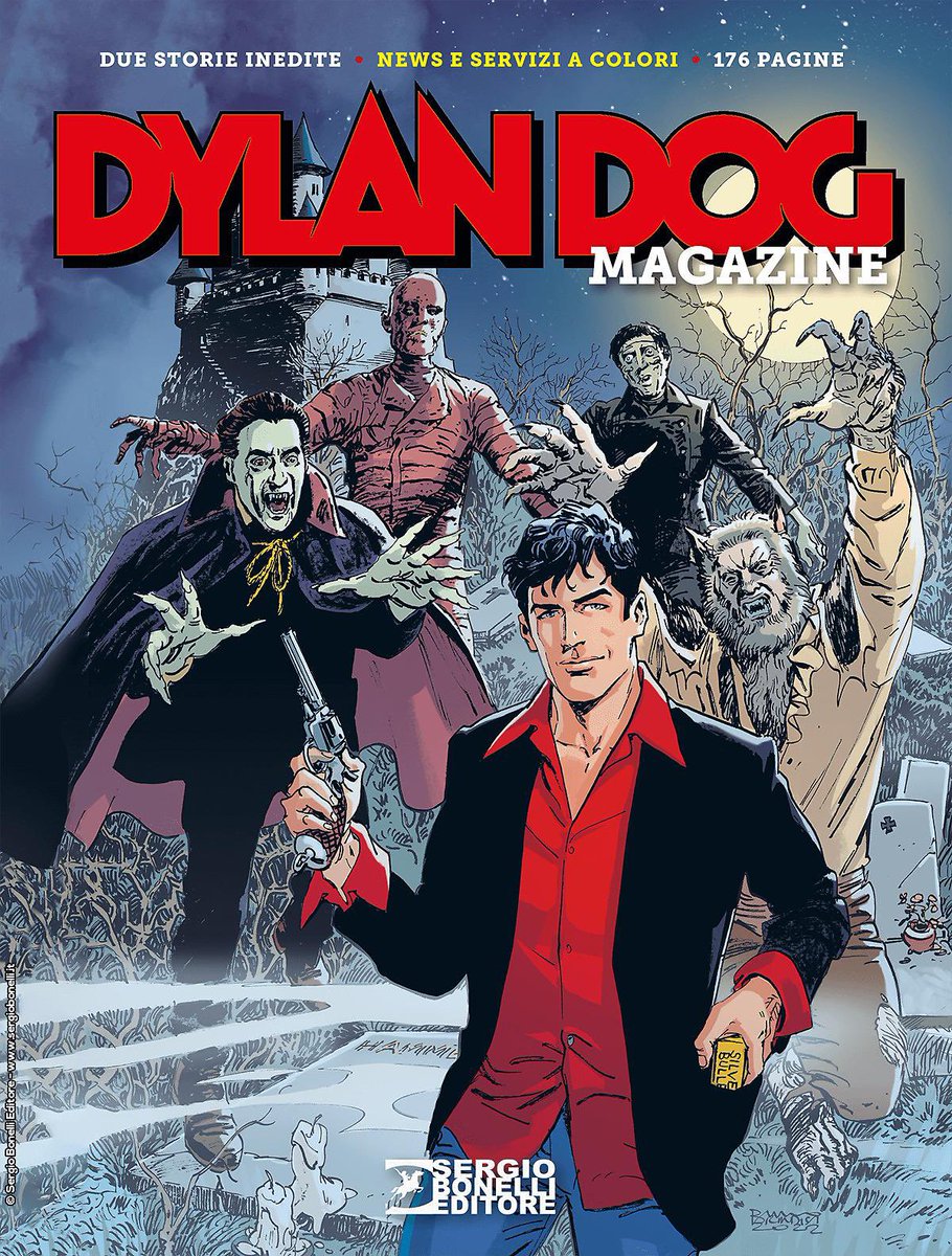 Since <a href="/therealjoebob/">Joe Bob Briggs</a> and <a href="/kinky_horror/">Diana “Darcy the Mail Girl” Prince 🤠💌</a> are talking about Dylan Dog on #TheLastDriveIn tonight… 

#UniversalMonsters