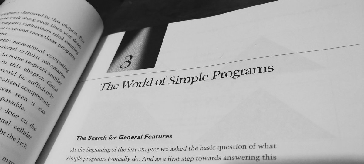 Starting the notes from chapter 3 from the <a href="/stephen_wolfram/">Stephen Wolfram</a> 's #NKS for the BookClub 📖 <a href="/WolframResearch/">Wolfram</a>
