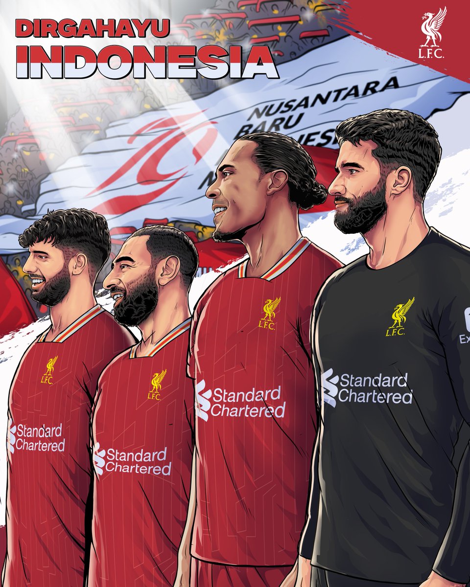 𝐷𝐼𝑅𝐺𝐴𝐻𝐴𝑌𝑈 𝐾𝐸 - 7️⃣9️⃣ 𝐼𝑁𝐷𝑂𝑁𝐸𝑆𝐼𝐴

Majulah negeriku tercinta, merdeka! 🔴⚪

#HUTRI79 #DirgahayuIndonesia #LFCIndonesia