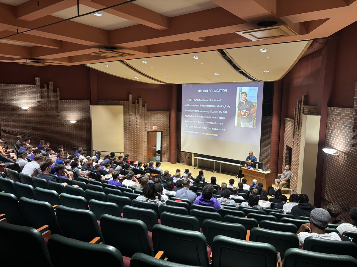 Albion Football (@albionfootball) on Twitter photo It was great having <a href="/THessbrook/">Terry Hessbrook</a> on campus <a href="/albioncollege/">Albion College</a>. We all can take something away from his incredibly, impactful message.
theb4foundation.org
B#4
โค๏ธ It was great having <a href="/THessbrook/">Terry Hessbrook</a> on campus <a href="/albioncollege/">Albion College</a>. We all can take something away from his incredibly, impactful message.
theb4foundation.org
B#4
โค๏ธ