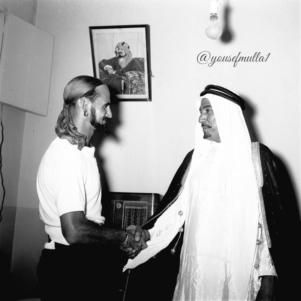 yousefmulla1's tweet photo. أمير #رأس_تنورة آنذاك، الشيخ صالح العطيشان رحمه الله.

#ذاكرة_الشرقية https://t.co/b8ToZhgULY