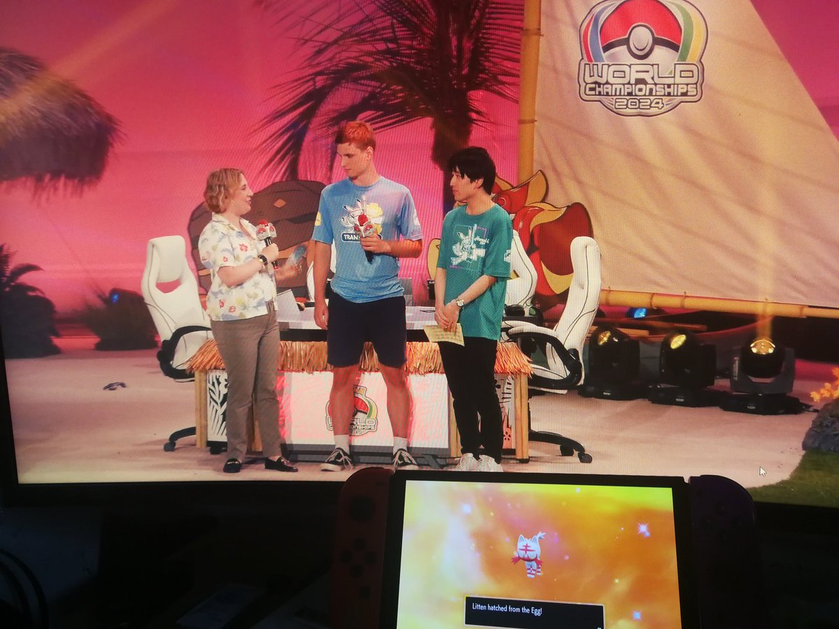 MaxxUpgrade's tweet photo. Got my shiny Litten, while watching the Pokemon World Championships! Will bring it in Dortmund Regionals😁 #PlayPokemon https://t.co/DPq7qNKnzk