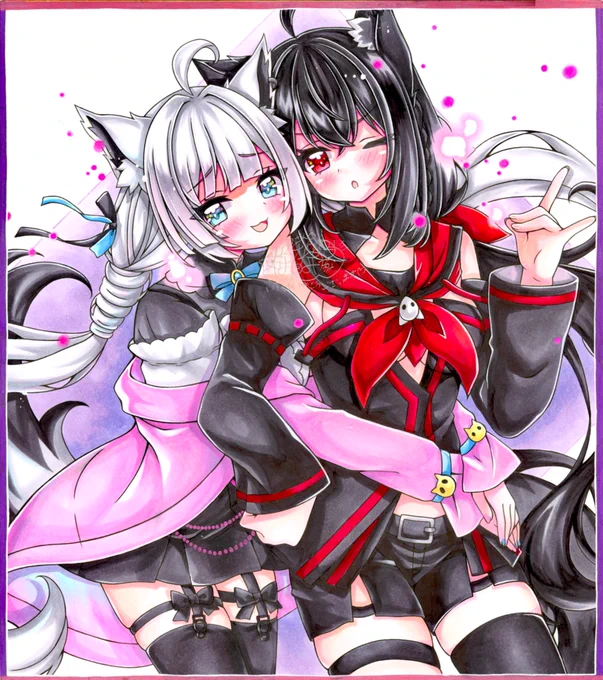 & #絵フブキ  #コピック #ご依頼 #リクエスト 