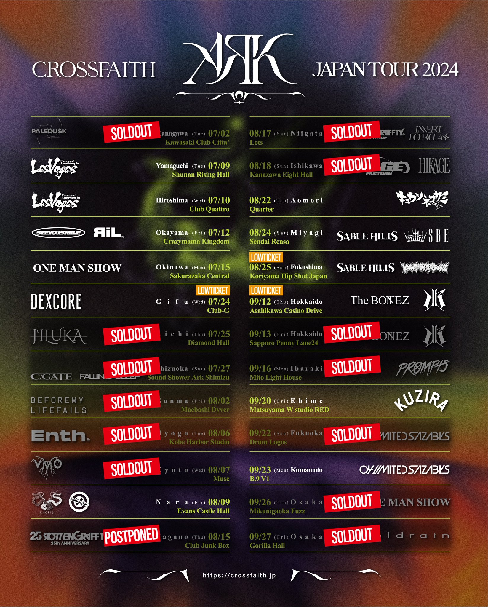 CrossfaithJapan on X: 