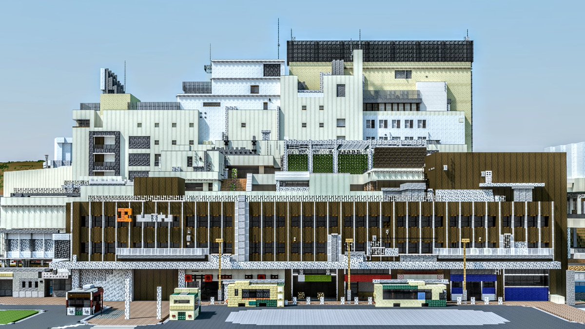 駅ビル
#Minecraft #宝川市