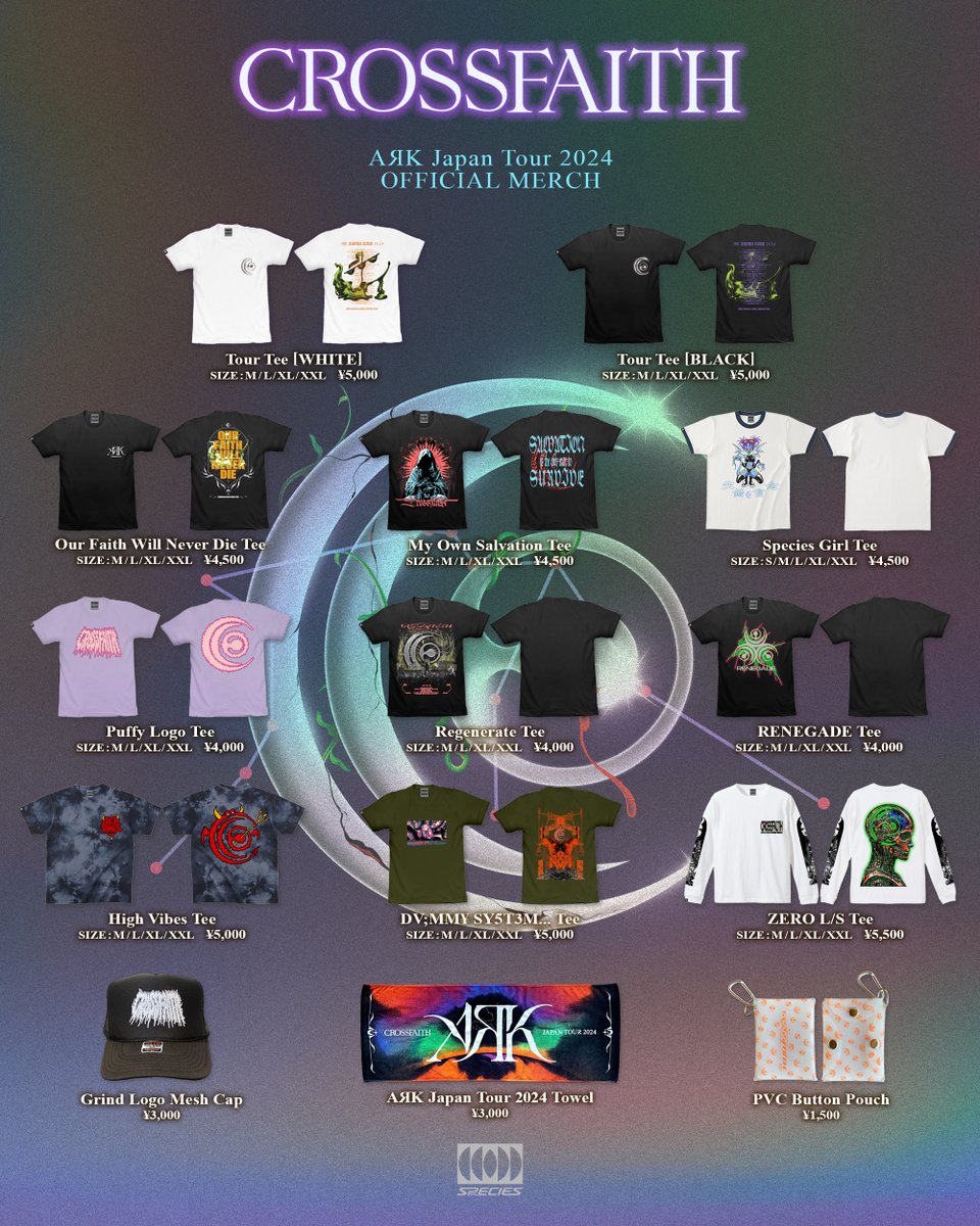 本日 Crossfaith AЯK Japan Tour 2024 Day14】 8月17日(土) 新潟 LOTS