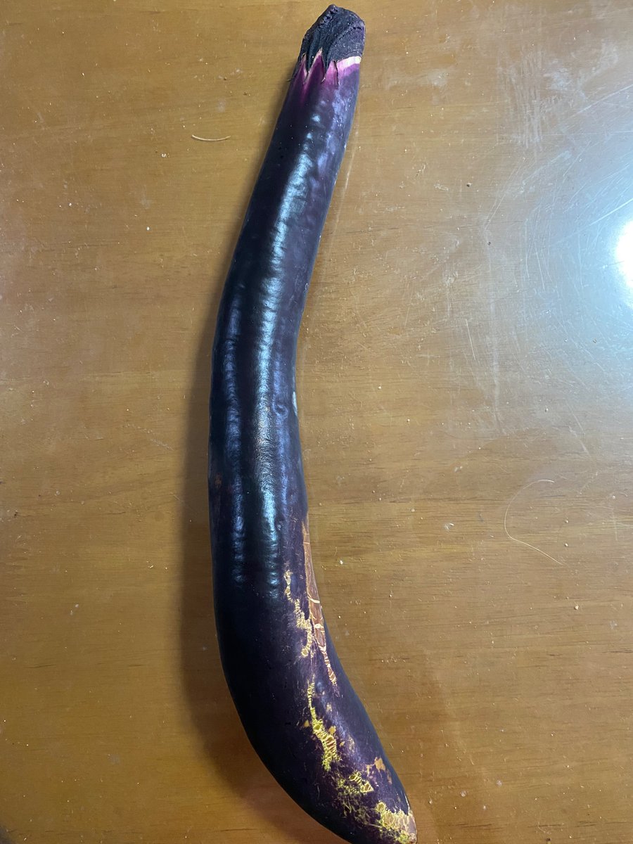 miimimitiko's tweet photo. 今日のお昼は、夫の実家からもらった長〜い🍆を入れた夏野菜カレーとポテトサラダ🥗にしました‼️ 福神漬けとらっきょも美味しかった😋 https://t.co/65u0W4med0