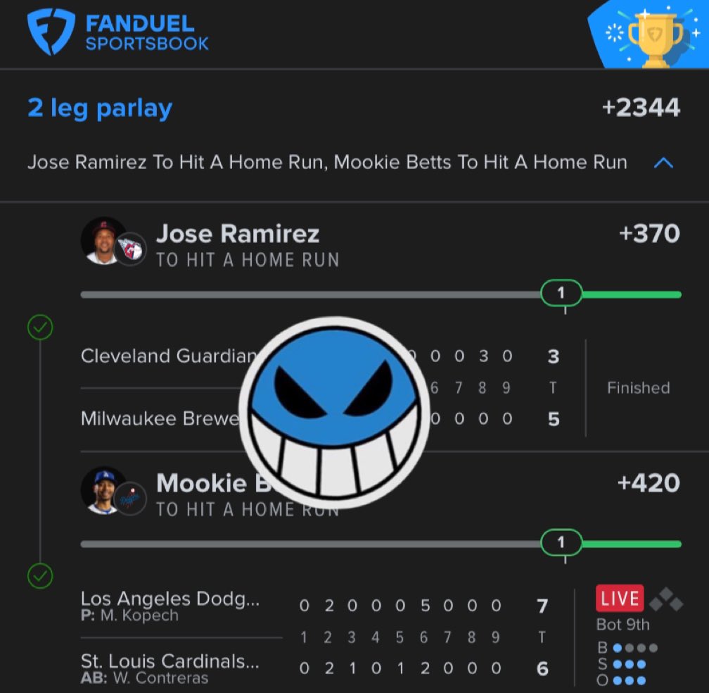 NextLevelBets_'s tweet image. $200 to someone who LIKES/RT

+2344 ✅✅  

Make that 31 LOTTOS cashed in the past 3 weeks for MLB! 

Don’t miss out on tomorrow’s action.

JOIN THE DUBCLUB — $5 OFF ⬇️