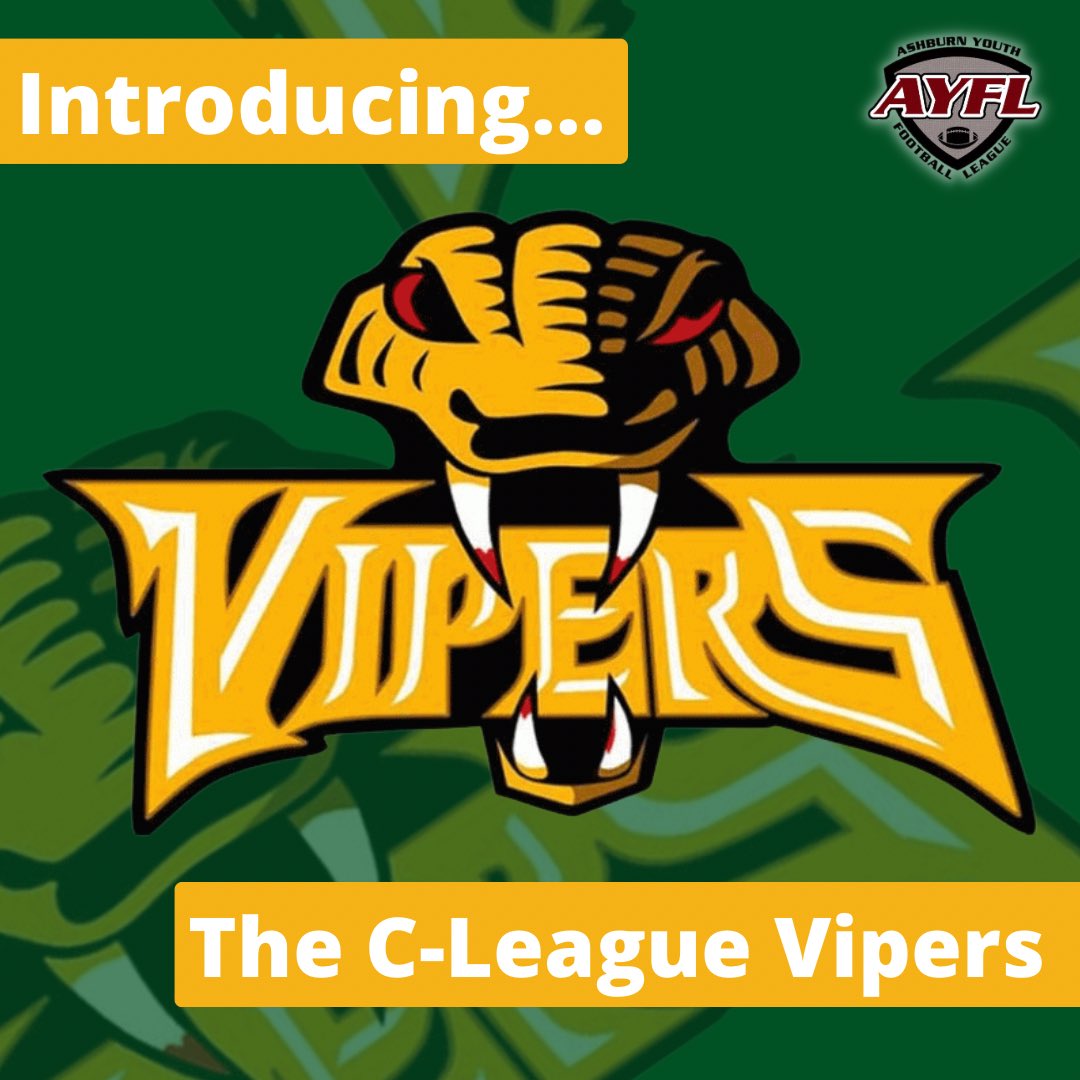 Tomorrow is the big day! Let’s introduce the next 2024 Fall Tackle team!

Next up: The C-League Vipers
Sponsored by: <a href="/CarolinaBrosBBQ/">Carolina Brothers</a> 

Let’s go, Vipers! Have a great season!

#AYFL #Ashburn #Loudoun #NOVA #YouthFootball #Football