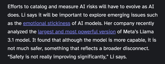 Researchers Have Ranked AI Models Based on Risk&mdash;and Found a Wild Range https://t.co/SclrA2q3IN https://t