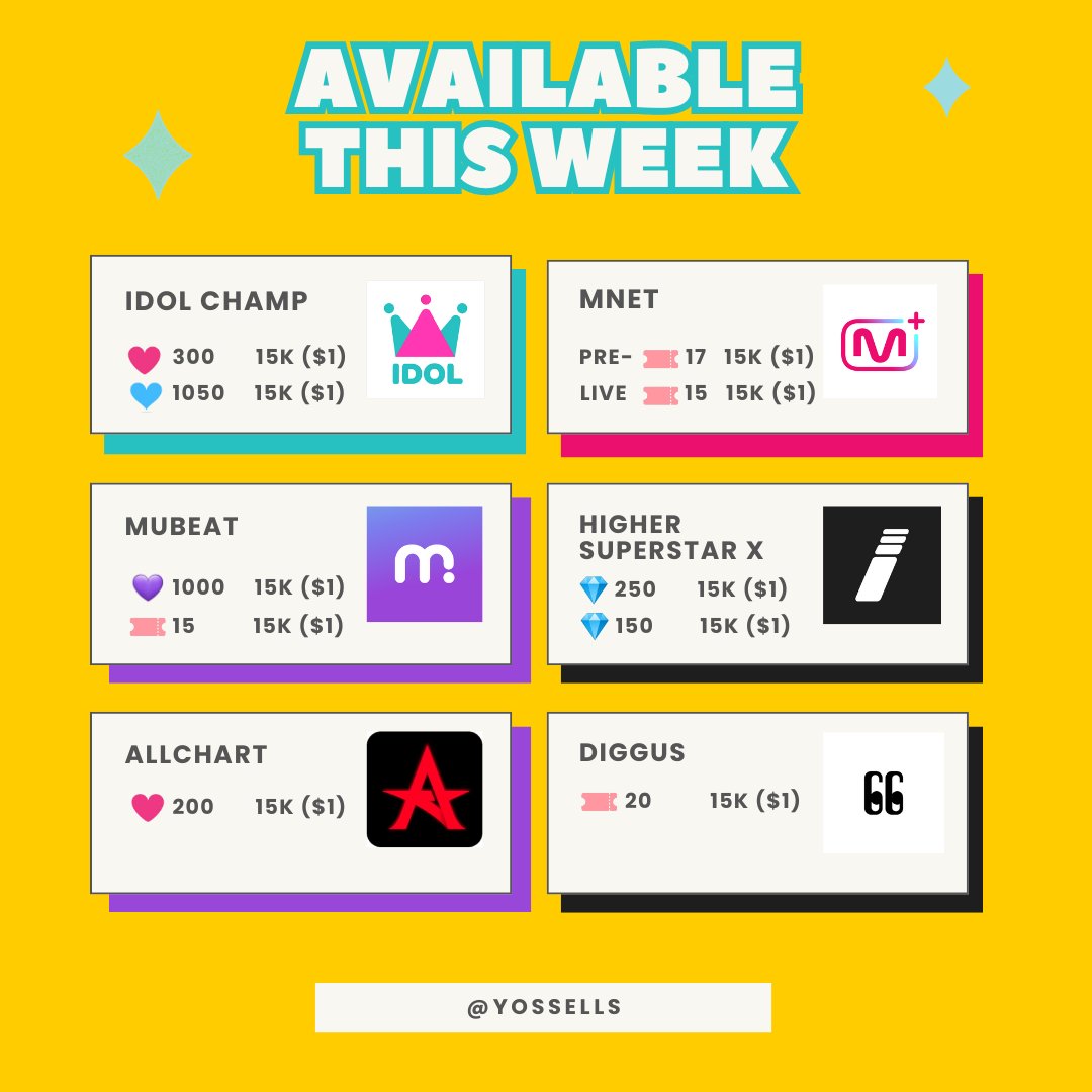 GET 5% BONUS FOR PURCHASES FROM 17-25 AUG

Mop: ina e wallet, ina bank, paypal
Dm for reservation/voting in other apps 📥

t. wts lfb mnet idol champ mubeat diggus allchart higher starplanet kdol choeaedol theking upick