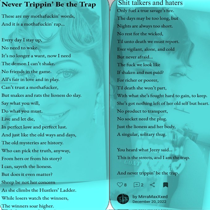 #poeticProstitute #eloquentescort  @swopbehindbars @swopusa @SWOP_ACT @SWOPMPLS @SWOPChicago @SWAN_Network<a href="/tag/poeticprostitute"class="tags">#poeticProstitute</a><a href="/tag/eloquentescort"class="tags">#eloquentescort</a><a class="tags" target="_blank" title="On Twitter" href="/?out=eyJ0eXAiOiJKV1QiLCJhbGciOiJIUzUxMiJ9.eyJpYXQiOjE3MjQ4NjY5NDEsImlzcyI6InR3cG9ybnN0YXJzLmNvbSIsIm5iZiI6MTcyNDg2Njk0MSwiZXhwIjoxNzU2NDAyOTQxLCJyZWRpcmVjdF91cmwiOiJodHRwczovL3R3aXR0ZXIuY29tL3N3b3BiZWhpbmRiYXJzIn0.BQt6jfmGOGFayCYBDDac2FaHDpA3Sol2Qv6k0v64y4e9a20fwZra-rqKJIW9O3gtXdb9QfUa7JmNt1VUDdRTaQ">@swopbehindbars</a>