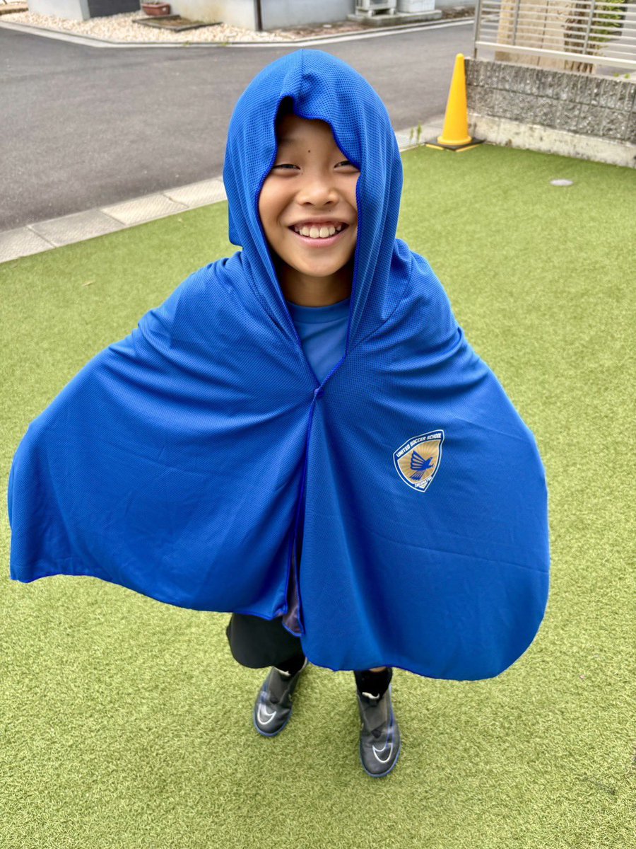 サッカー用品・ご注文】 USS高松様から冷感ポンチョのご注文いただき