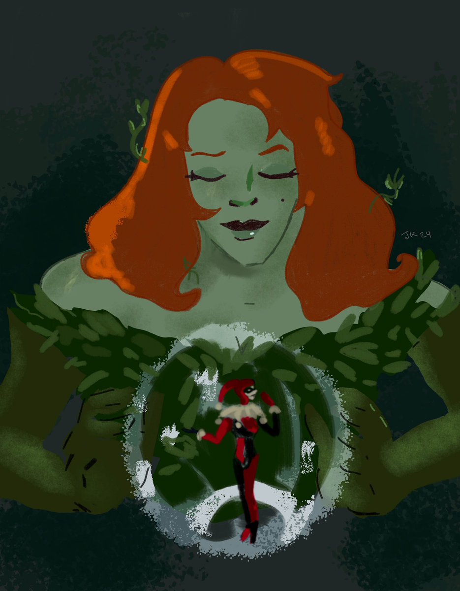 jpdrawz's tweet photo. my faves #dcconics #batman #poisonivy #harleyquinn #harlivy https://t.co/4PCoFMJrM6