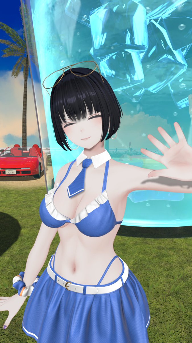 westa11111's tweet image. MAPLE LEAFさんの水着めっちゃ質感よい
#Shinra3D 
#MAPLELEAF