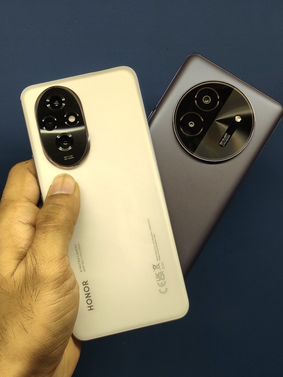 TechDekhoji's tweet photo. Honor 200's 4D curve vs Lava Blaze Curve's 3D Curve ✅ 

😀 dekh ke bata do niche kaunsa pasand aaya 🔥 https://t.co/qdjTUOJjwb
