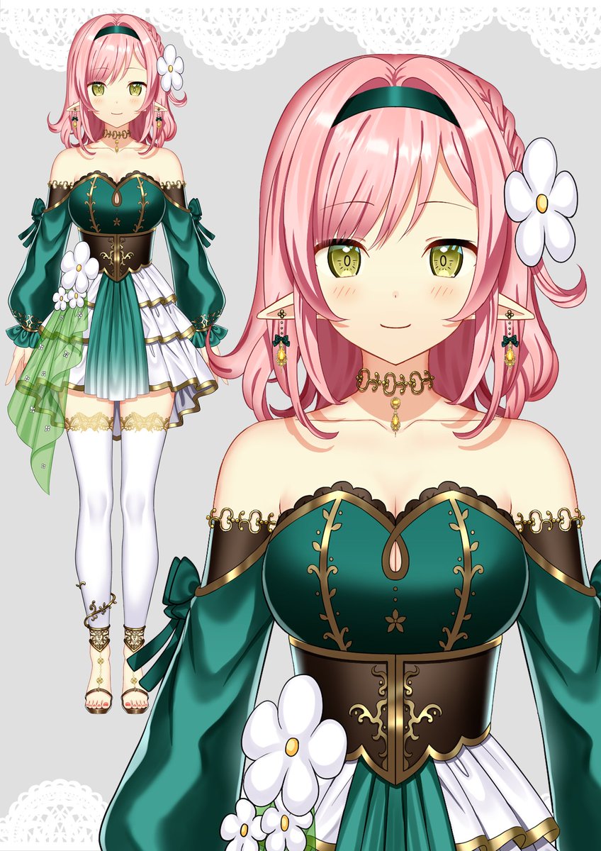 「現在モデリング中のエルフちゃん 完成後はNizimaにて販売予定です #魂募集 」|東城みなのイラスト