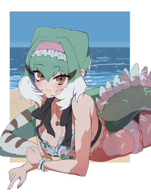 水着インドシナウォータードラゴンさん 