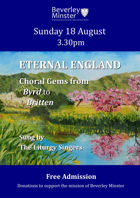 Please share <a href="/Bev_Minster/">Beverley Minster</a> <a href="/Bev_EastYorks/">Beverley East Riding</a> <a href="/BevMinsterChoir/">Beverley Minster Choirs</a>