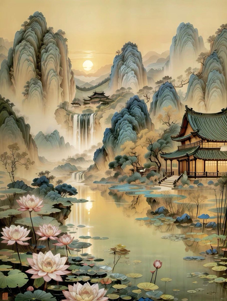 水墨画　蝶戀花 蝶恋花cherry💕【互.F0💯💯】 on X