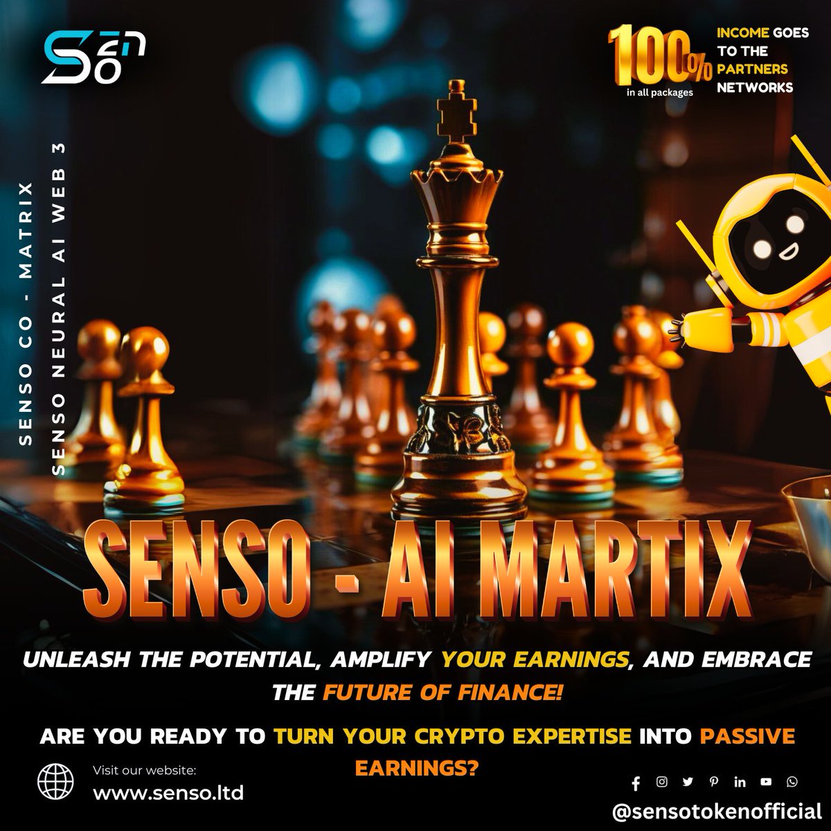 tokensenso's tweet photo. π Attention, Worldwide SenSoArmy! π
π Get ready to witness the dawn of a new era with the groundbreaking #SenSo #NeuralAI #X6 #Co_Matrix platform!
#SenSoMatrix #NeuralAI #EarningPotential #SenSoMemeCoin #CryptoInvestment #SecureYourFuture https://t.co/ViISIsPiPV