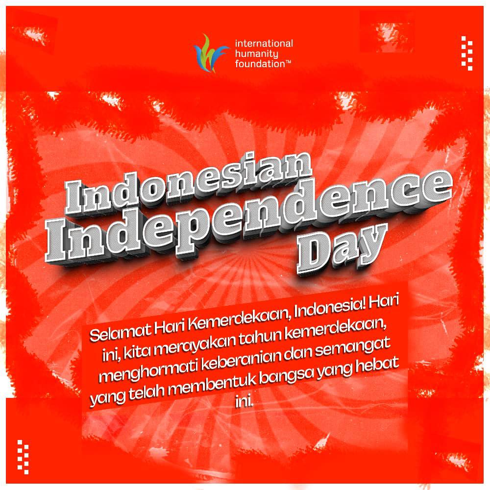 🇮🇩 Happy Indonesian Independence Day! 🇮🇩

Selamat Hari Kemerdekaan, Indonesia! Merdeka! 🎉

 #IndependenceDay #Indonesia #Merdeka