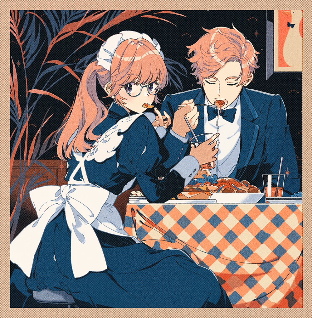 幽谷霧子 「「メイドさんのいる暮らし」はメイドさんがいっぱいのイラスト本です。 線画とかも掲」|けーしん🍙のイラスト