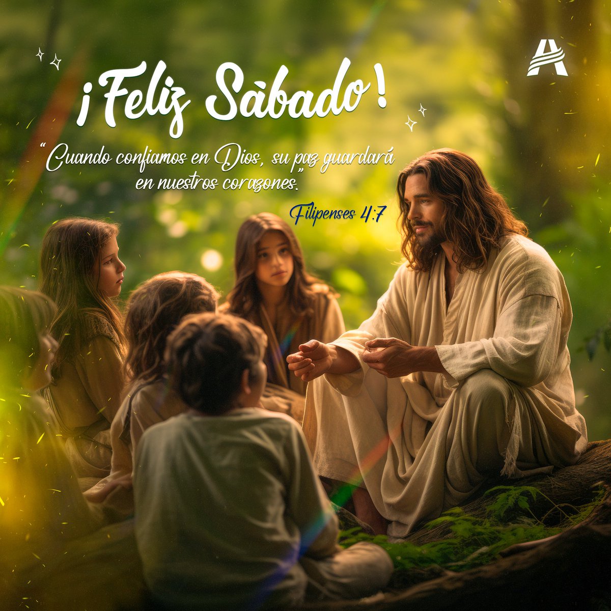 ✨¡Feliz sábado, querida familia educativa! 💙             

🔰Cuando confiamos en Jehová, su paz inunda nuestros corazones y nos llena de su amor incondicional.😍 Que en este día sábado, su presencia nos guíe y su paz nos guarde siempre. 🤗