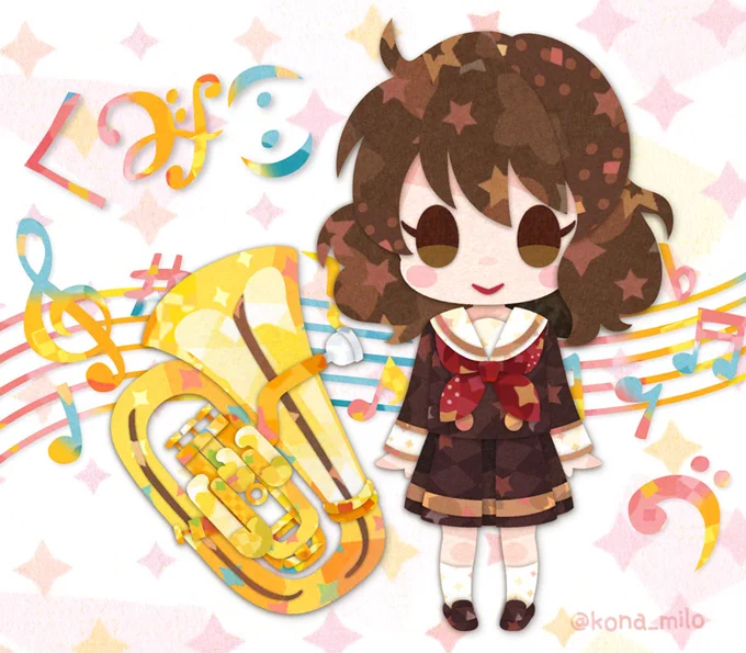 「響け!ユーフォニアム」の久美子ちゃん 