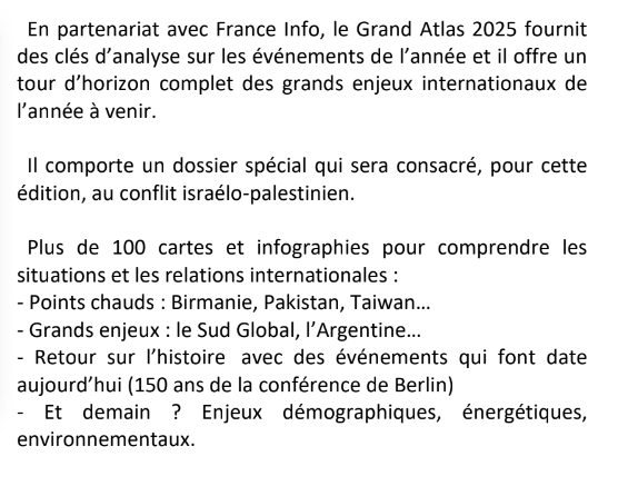 Anthony Guyon (@anthony_guyon) on Twitter photo 1/3. Parmi les sorties à venir chez <a href="/EdAutrement/">Editions Autrement</a>
Le traditionnel Frank Tétart, Grand Atlas 2025.
En librairie le 28 août. 1/3. Parmi les sorties à venir chez <a href="/EdAutrement/">Editions Autrement</a>
Le traditionnel Frank Tétart, Grand Atlas 2025.
En librairie le 28 août.
