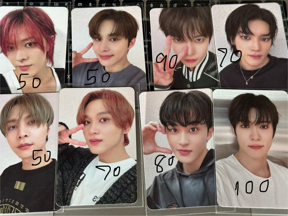 พร้อมส่ง / ready to ship 

🐶 ราคาตามภาพ
🐶 รับทั้งเซ็ต 450 บาทรวมส่ง
🐶 ค่าส่งเหมา 40฿ 
🐶 สนใจ dm ค่า

🕊️ ไม่ถ่าย vdo เพิ่มเติมนะคะ ราคาลดมากๆ
🕊️ ทุกใบไม่มีตำหนิค่ะ

#ตลาดนัดnct #ตลาดนัดnct127