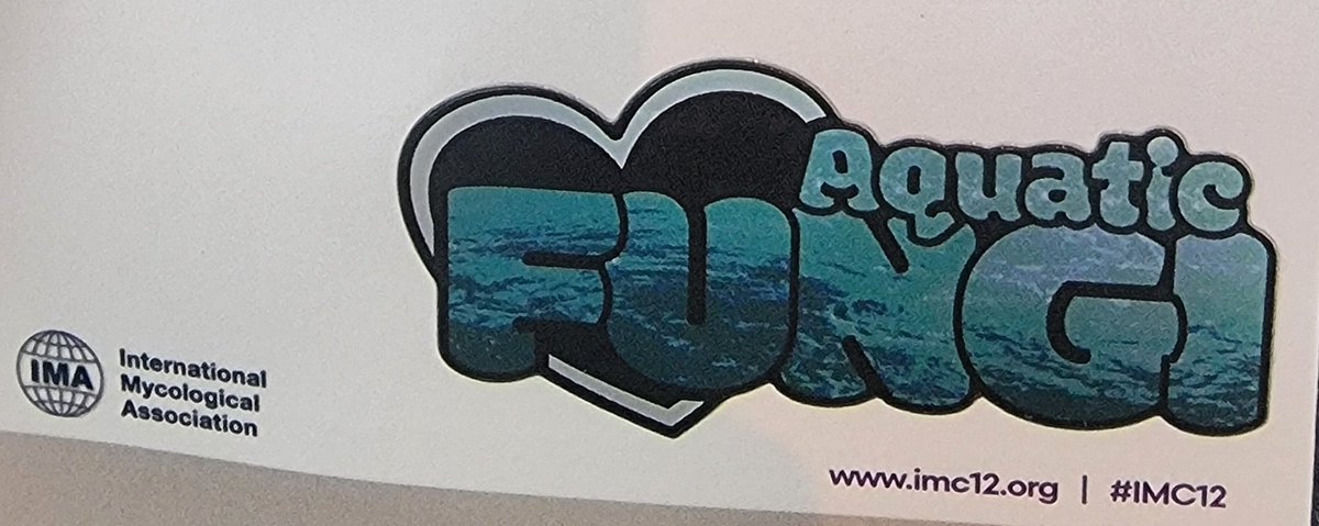 FUNACTION_EU's tweet photo. #FUNACTION was presented this week @IMC12NL by @jand_bio.
What an exciting week!
We raised awareness about #aquaticfungi and the importance of their #conservation, and spread this gorgeous stickers. 🍄💧
And we met our colleagues from @MoSTFun_EU! https://t.co/SzEP5p81Lw