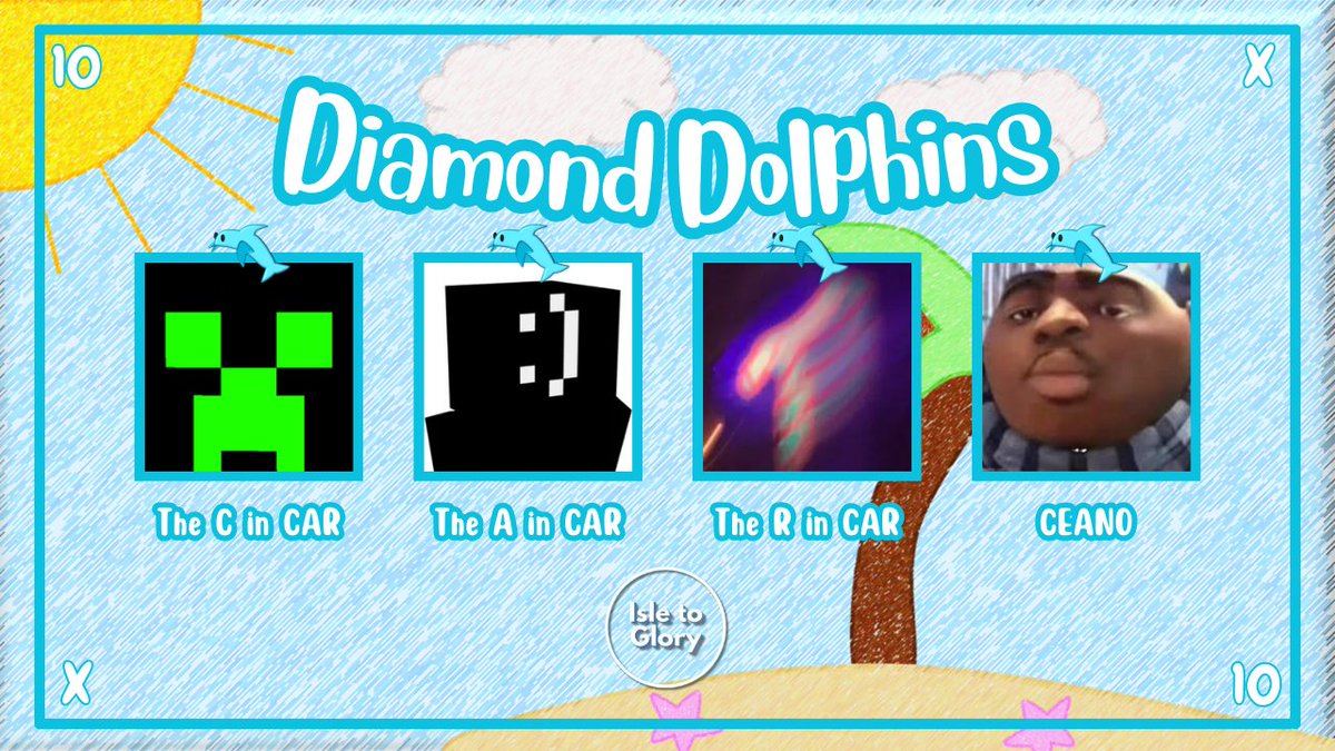 Announcing the Diamond Dolphins!

<a href="/CdogThePro/">CdogThePro</a> Abas_mti Ryry <a href="/CEAN0notreal/">CEAN0</a> 

Watch them compete in ITG X TOMORROW the 18th at 3pm est!