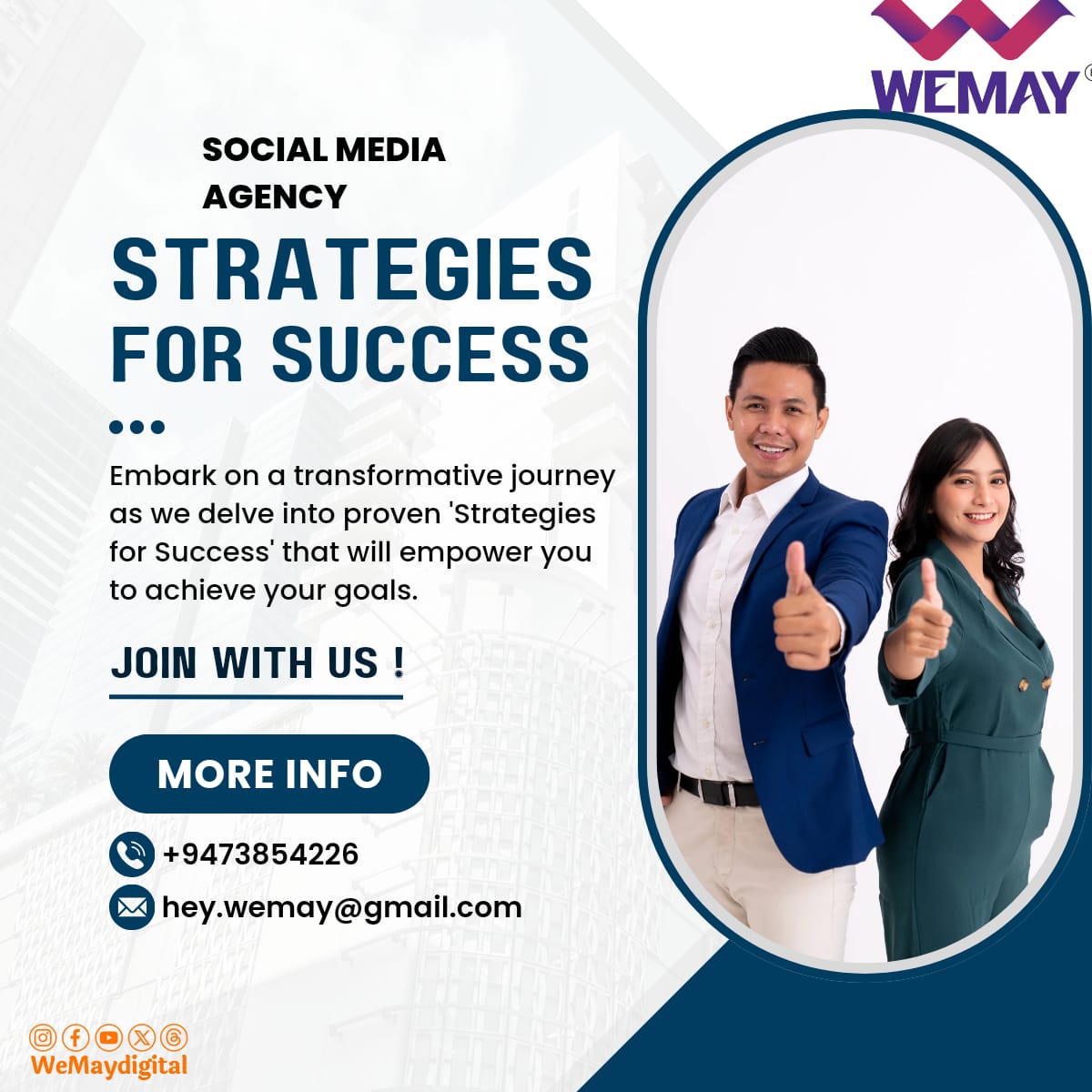 wemaydigital's tweet photo. Strategies for Success
#wemaydigital #digital #marketing #dailypost #ideas #growth https://t.co/JALacAOiv3