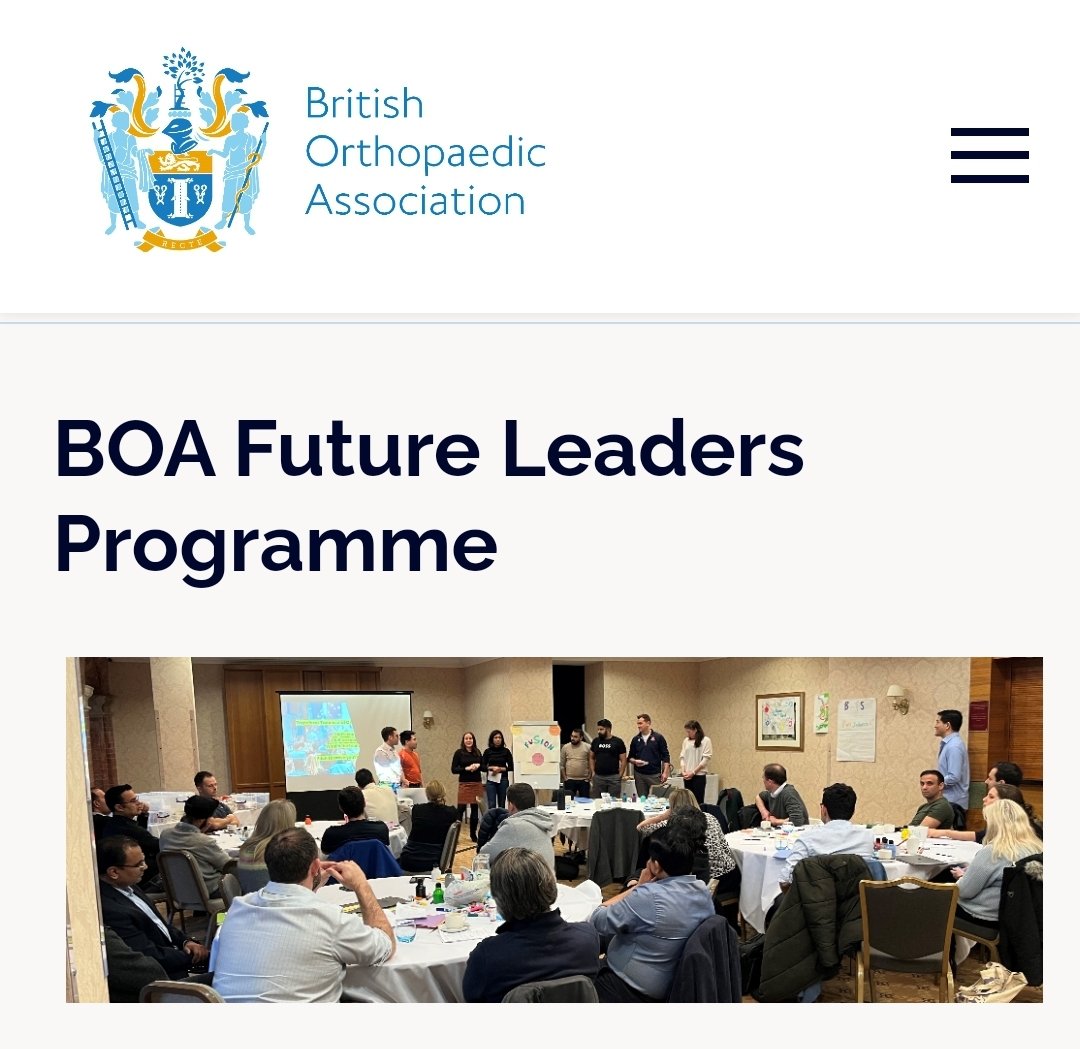 Honoured to be awarded <a href="/BritOrthopaedic/">BOA</a>    future leaders programme fellowship  2024 / 2025 and excited to start this journey of learning and  participating in a national quality improvement projects. 
<a href="/bota_uk/">BOTA</a> <a href="/OSBONE12/">OSBONE</a> <a href="/RJAH_NHS/">RJAH Orthopaedic Hospital</a>
#nhs #ortho #orthopaedics #fellowship #UK