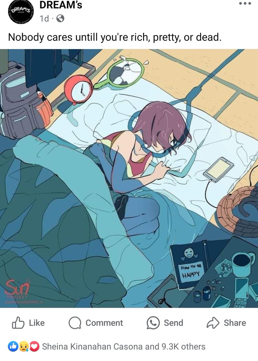 mimisannn33's tweet image. Everytime I see something like this and meanwhile the original artist (me) struggling with many challenges as an artist. It shatters my heart to the point I've stopped drawing SUN Project for 8months now.

The caption of this reposter is ironic fr. You don't care about me either.