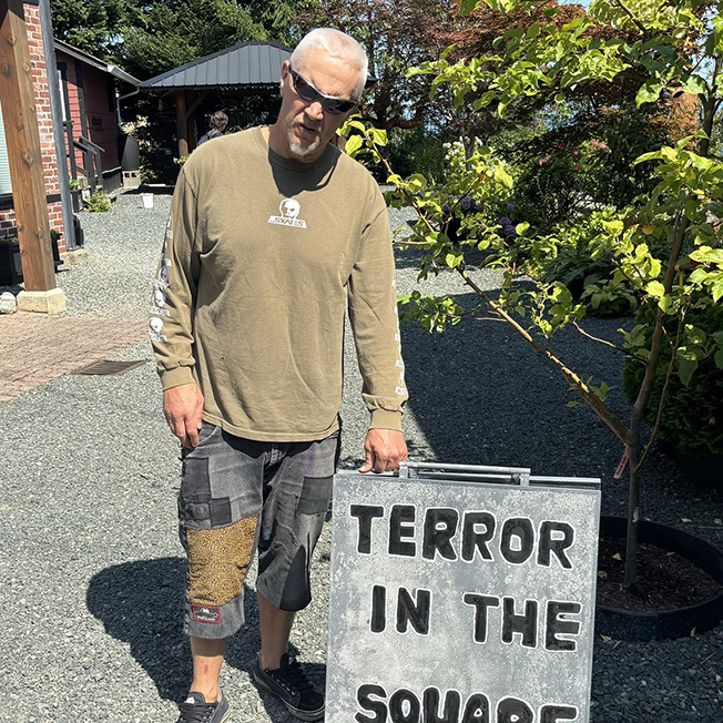 SKULL SKATES　創立者でもあり社長でもあるP.D.