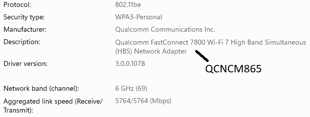 Equatis's tweet photo. @windowsinsider Thank you @windowsinsider @amanda_lango 

Regarding 802.11be (Wi-Fi 7), I've found multiple sources that QCNCM865 cards can't utilize MLO regardless of Windows 11 build while BE200 cards can. Is this a Windows issue or a Qualcomm issue?

Thank you again for the updates! https://t.co/eIsdypyLd8