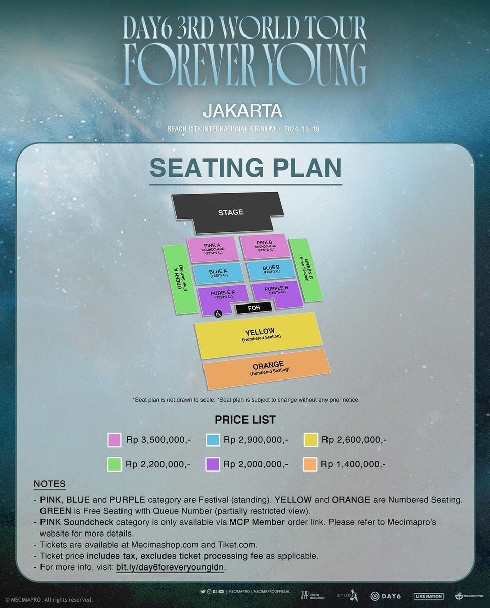 <OPEN JASTIP>

DAY6 3rd World Tour [FOREVER YOUNG] in JAKARTA

JASA WAR
▪︎Fee 200k/tix
▪︎Trusted 100% (testi 📌)
▪︎Pakai Data Diri Customer
▪︎Self payment

Booking/questions? WA admin
#DAY6_3RD_WORLDTOUR #DAY6 #DAY6inJKT tag wtb wts