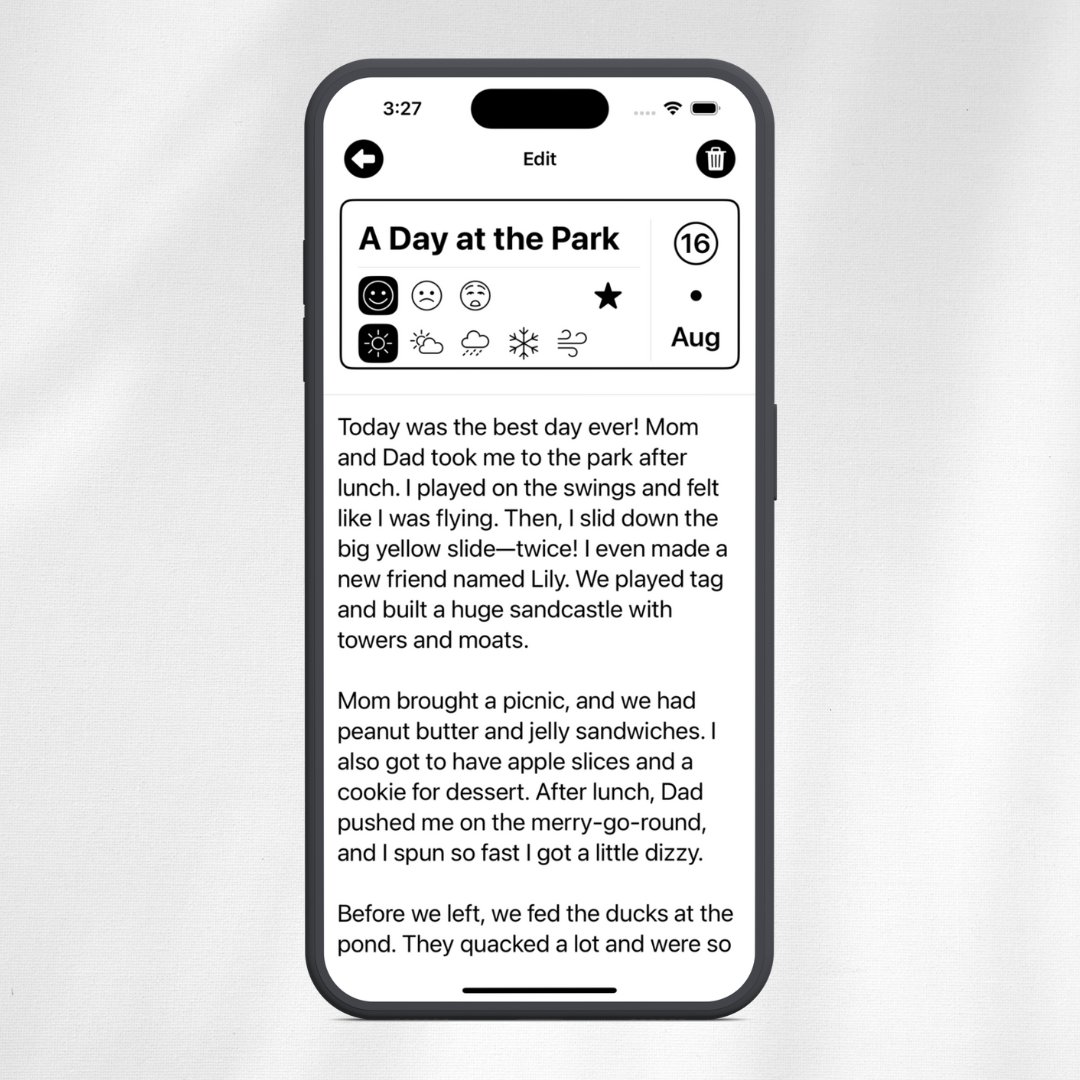 BellinMax's tweet photo. Hey guys! I just release my first iOS app "Day Day Diary", a very simple, easy to use note-taking app.
for more information, check the link below on your phone🛒:
https://t.co/WldUVjVwzO

#xcode #iosdeveloper #swiftui #programming #diary #apple #coding #note #ios #iOS17 https://t.co/6ZaYTAdSTM
