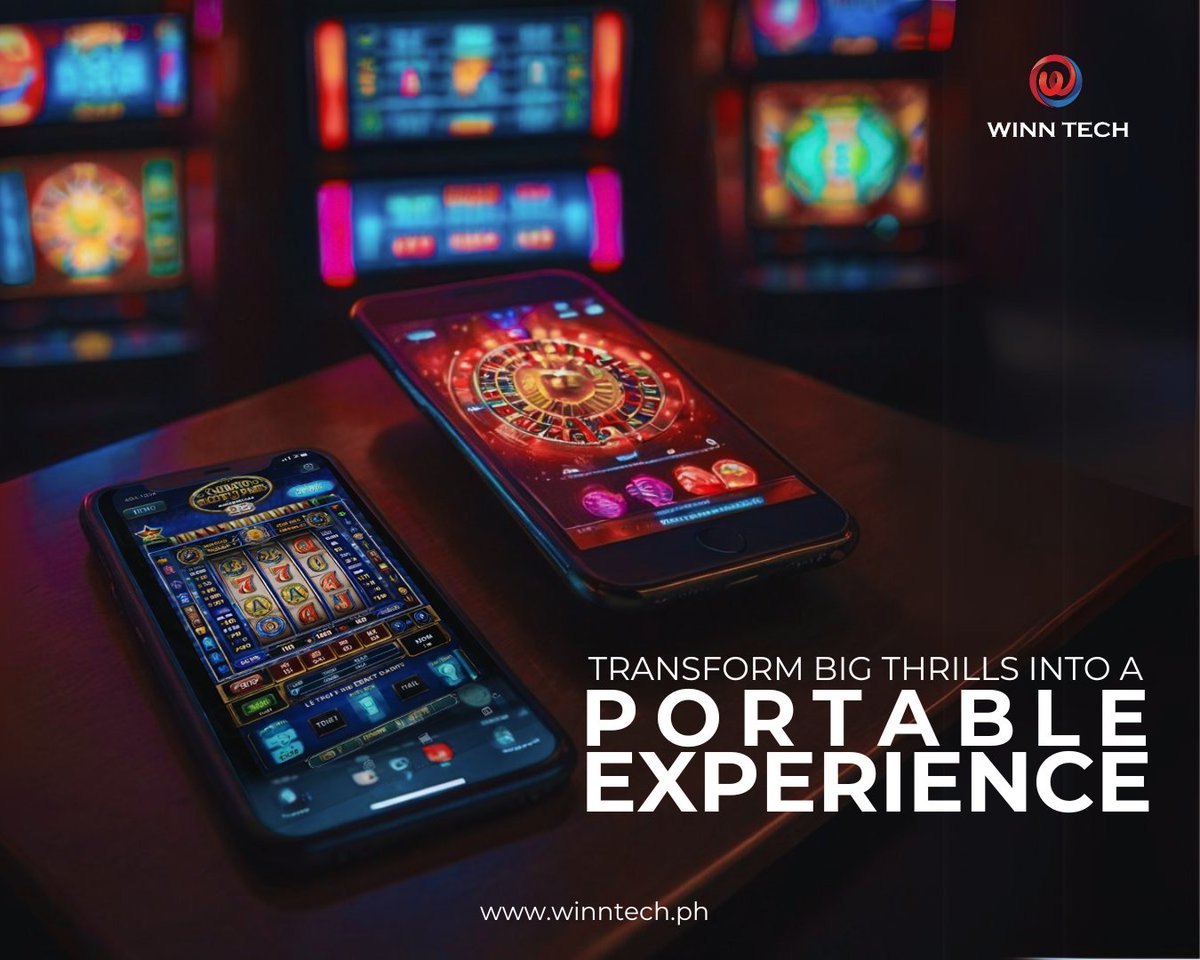 Big thrills, now in the palm of your hand. 🎰🤳 Winn Tech makes it possible to bring the excitement of the casino to your players, wherever they are.

Visit our website to learn more!
🌐 winntech.ph

Grow your business with us!
📩 Business email : biz@winntech.ph