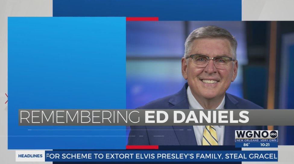 WGNOtv's tweet photo. WGNO remembers Ed Daniels: Full coverage https://t.co/wIgdBfUkhZ https://t.co/NllurbXtNP