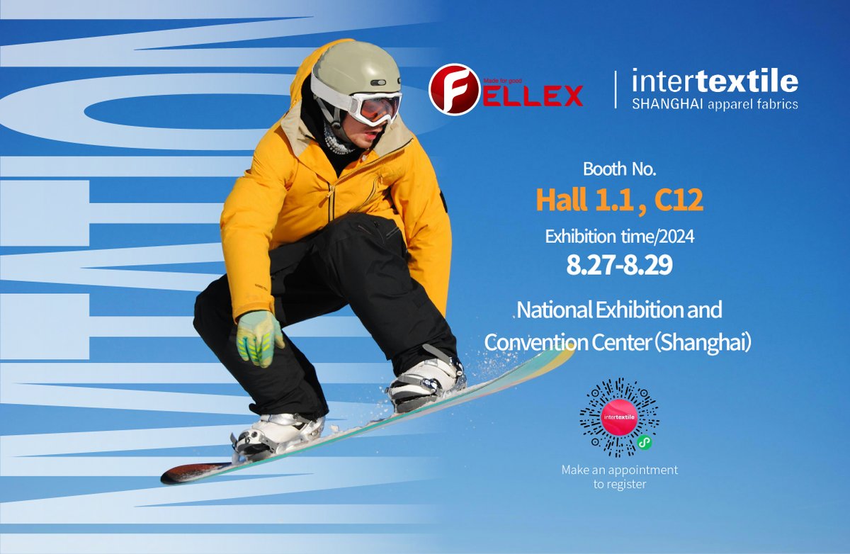 Fellex1999's tweet image. Join us at Intertextile Shanghai 2024! 🌟 Ziran Non-Woven will showcase eco-friendly innovations alongside THERMOLITE®, 37.5®, SORONA®, and NAIA™. Visit us at Hall 1.1, C12, Aug 27-29 to explore the future of fashion.#Intertextile #Intertextile Shanghai2024 @Intertextile
