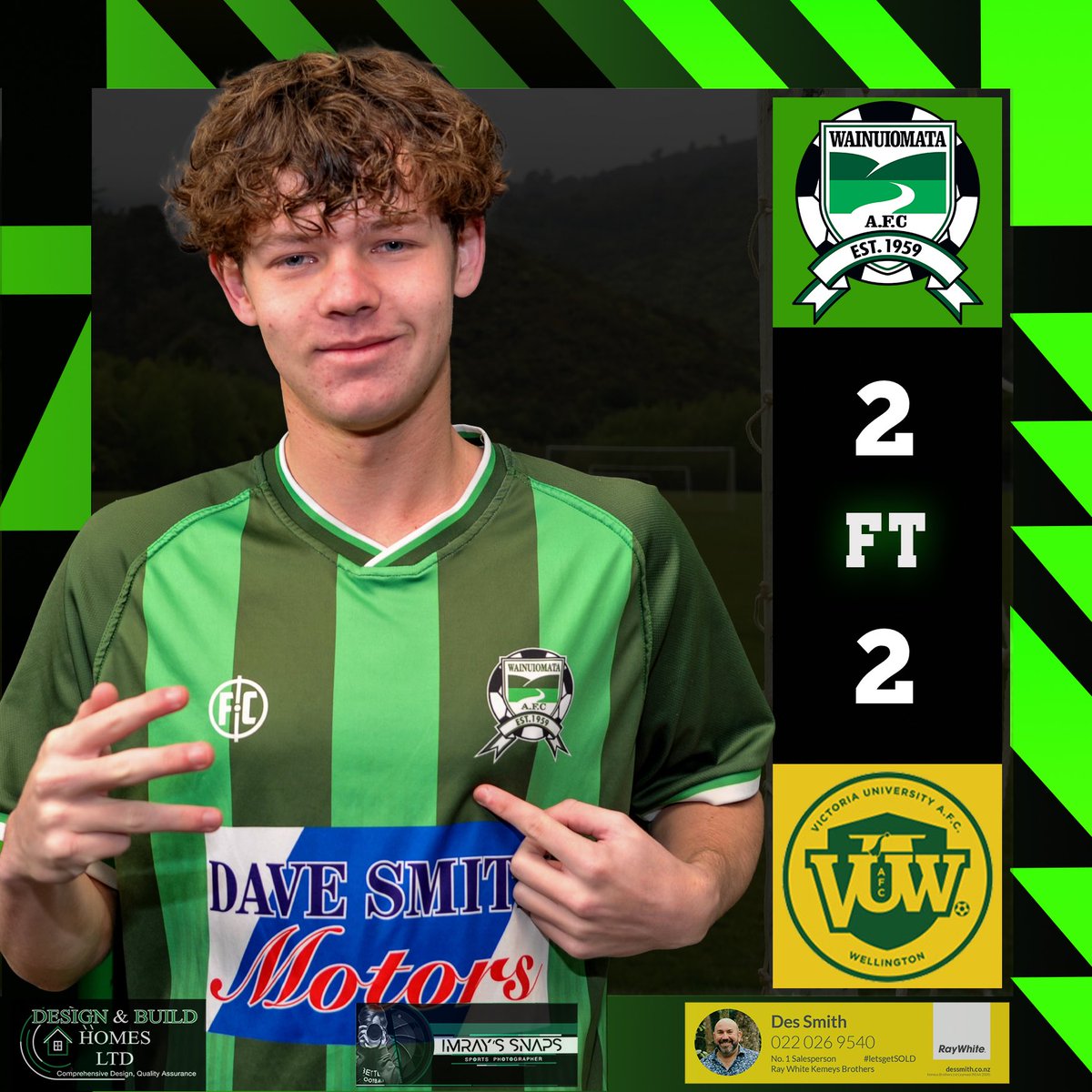 WainuiomataAfc's tweet image. Points are shared 🟢⚫️

#CAP1