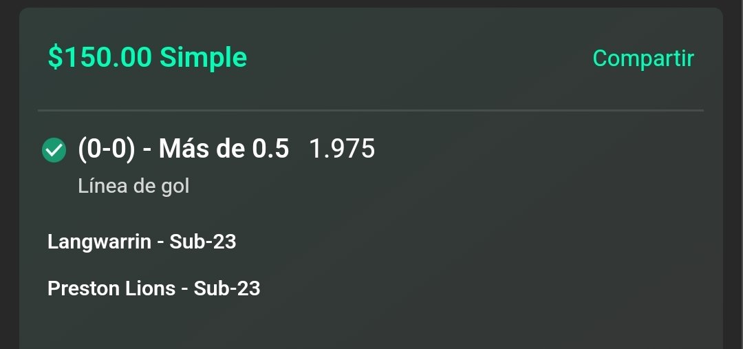 Mr_Chilo's tweet photo. @SmartBetsMex Yo lo agarre así con buen momio, mil gracias y listo para el que sigue! https://t.co/980QLwha1f