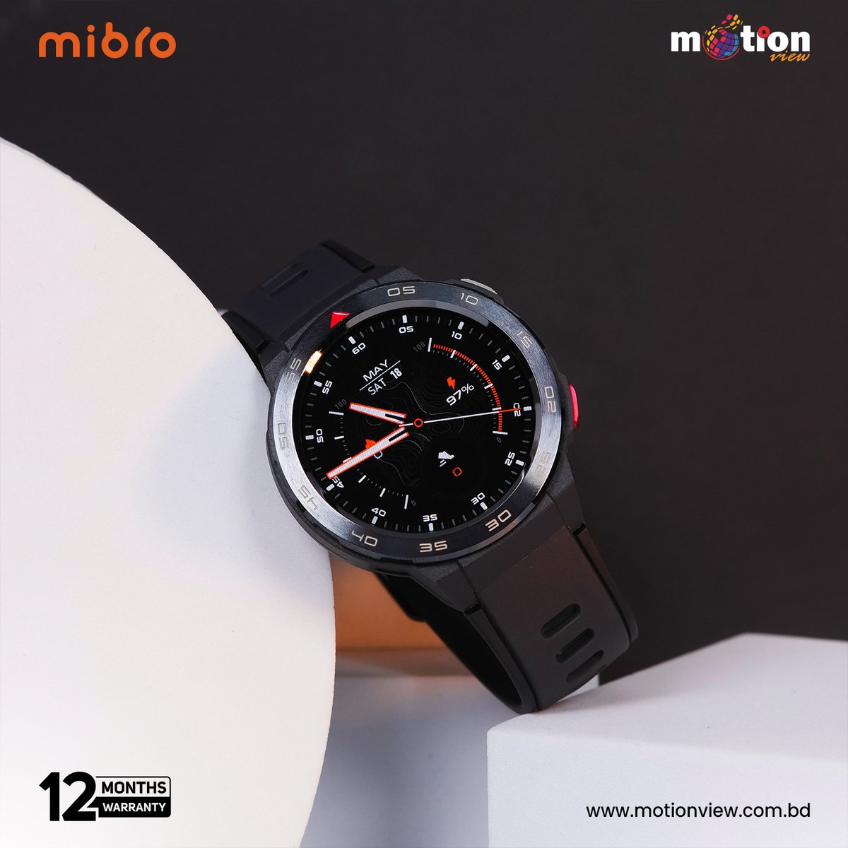 MotionViewBD's tweet image. Mibro Gs pro is a smart watch that is durable and has GPS that will help you upgrade your lifestyle. ❤️

#MIbrobangladesh #Mibro #GSpro #CallingWatch #GPS #2ATM