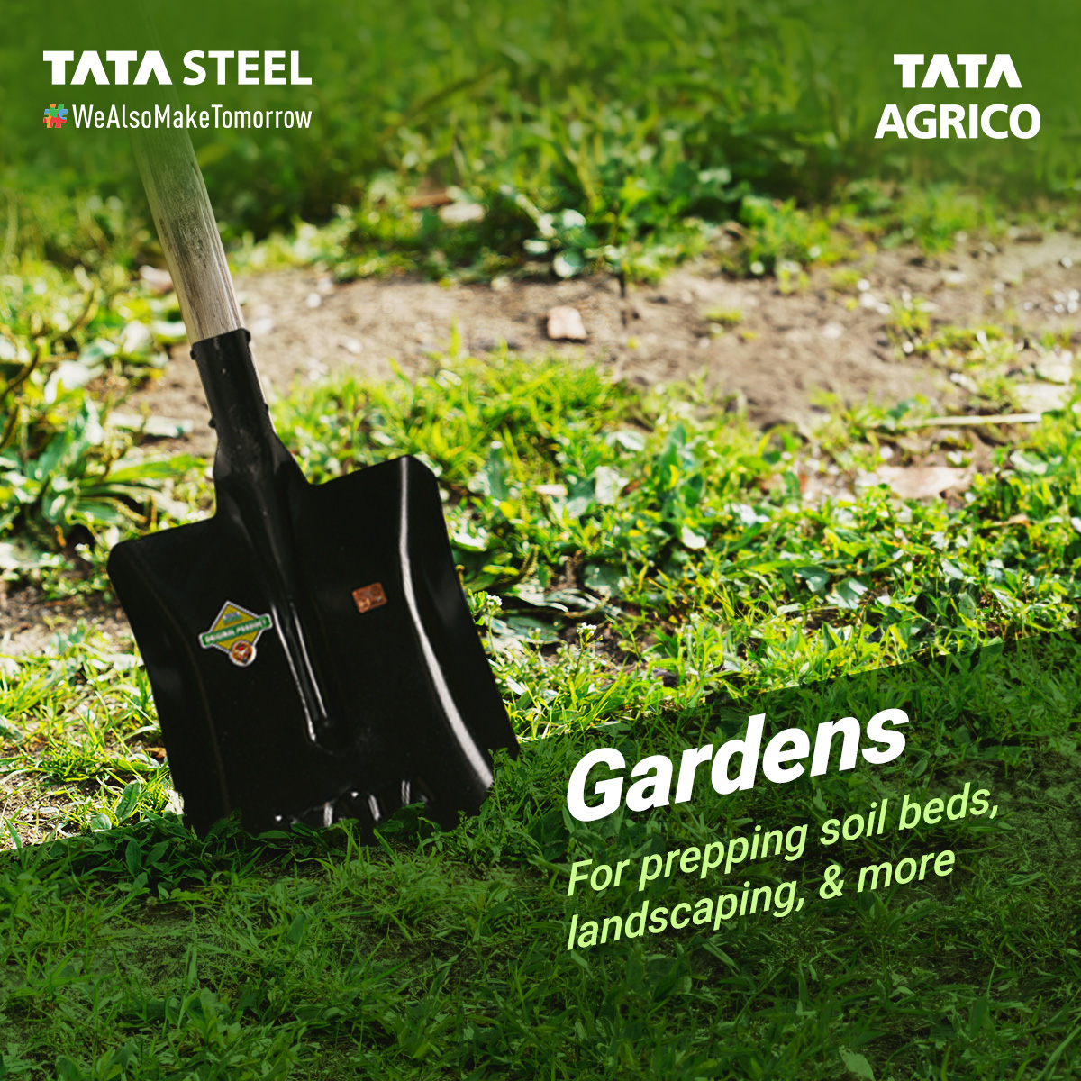 AgricoTata's tweet photo. Whether you need to lift loose material at construction sites or prepare your garden for the next season, the all-rounder Tata Agrico Square Shovel does it all! To know more, visit https://t.co/IdFRxabjBa
#TataAgricoSquareShovel #TataAgrico #toolsset #tatatools #tataagricogroup https://t.co/EfYyEvWect
